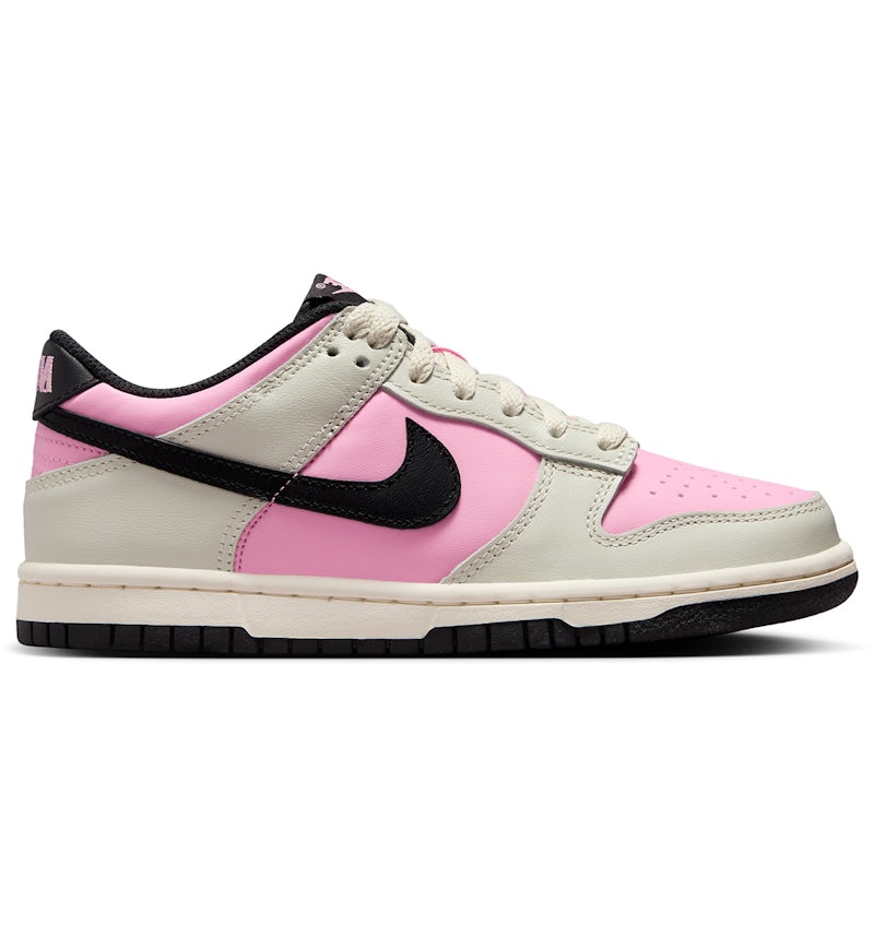 Nike Dunk Low Pink Rise Light Orewood Brown Pale Ivory Black (GS