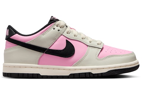 Nike Dunk Low Pink Rise Light Orewood Brown Pale Ivory Black (GS