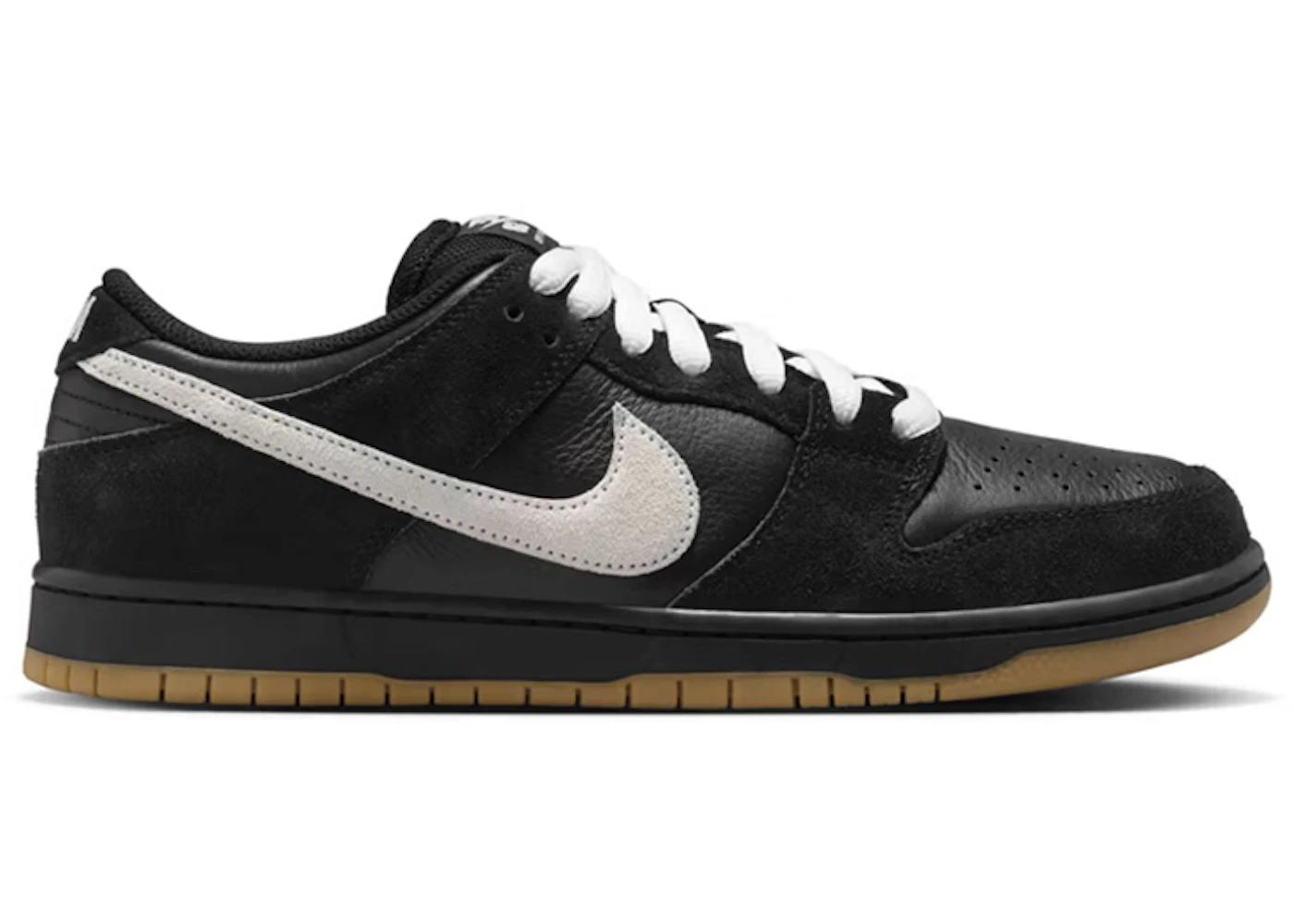 Nike Dunk Low Pro SB Black White Gum 男士 - HF3704-003 - TW