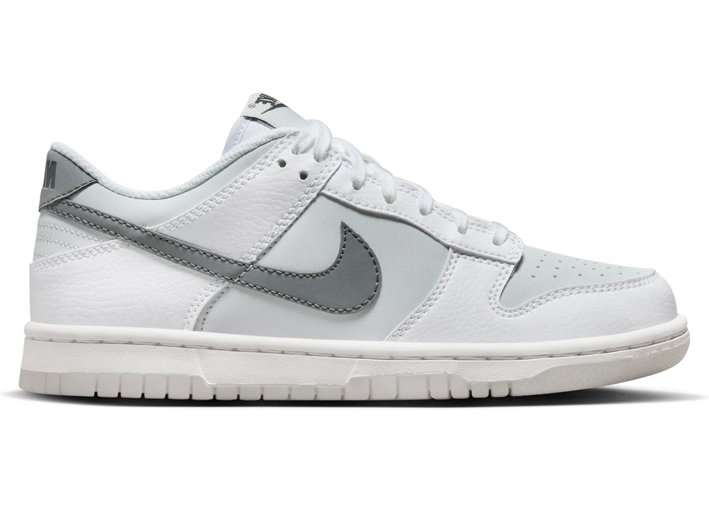 Nike Dunk Low Reflective Swoosh White (GS) キッズ - FV0365-100 ...