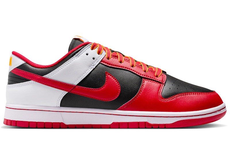 Nike Dunk Low Retro Black White University Red Men's - IV2706-010 - US