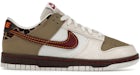 Nike Dunk Low Retro Khaki Team Red Pearl White (Women's)