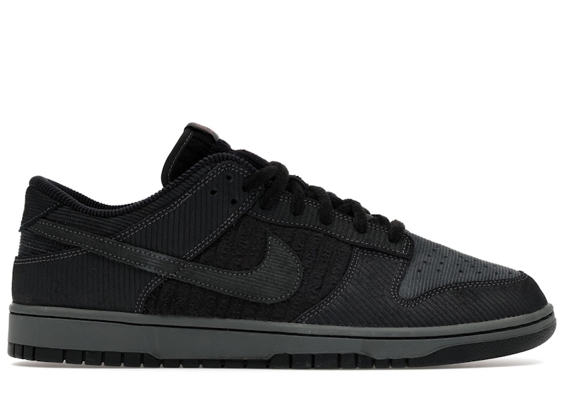 Nike Dunk Low Retro Premium Black Corduroy