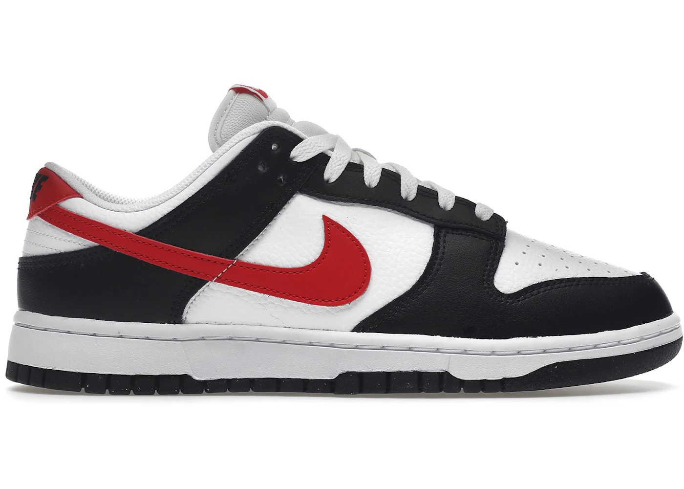 Nike Dunk Low Retro Red Swoosh Panda Men's FB3354-001 US