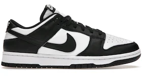 Nike Dunk basse rétro Panda coloris blanc/noir