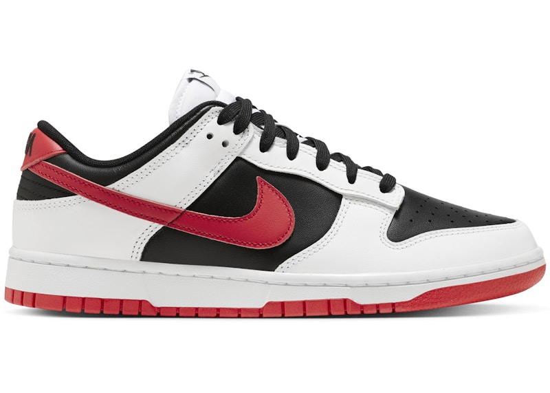 Nike ナイキ Dunk Low 'White 白 Black 黑 Red' 赤 FD9762-061 US 9