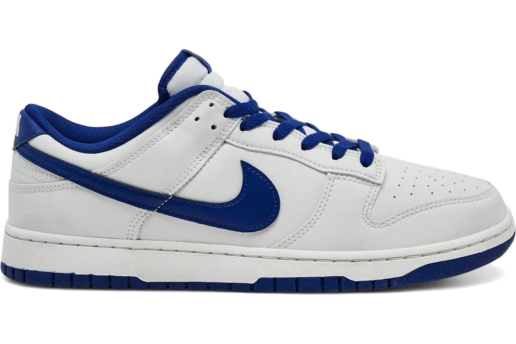 Nike Dunk Low RETRO White Deep Royal Blue