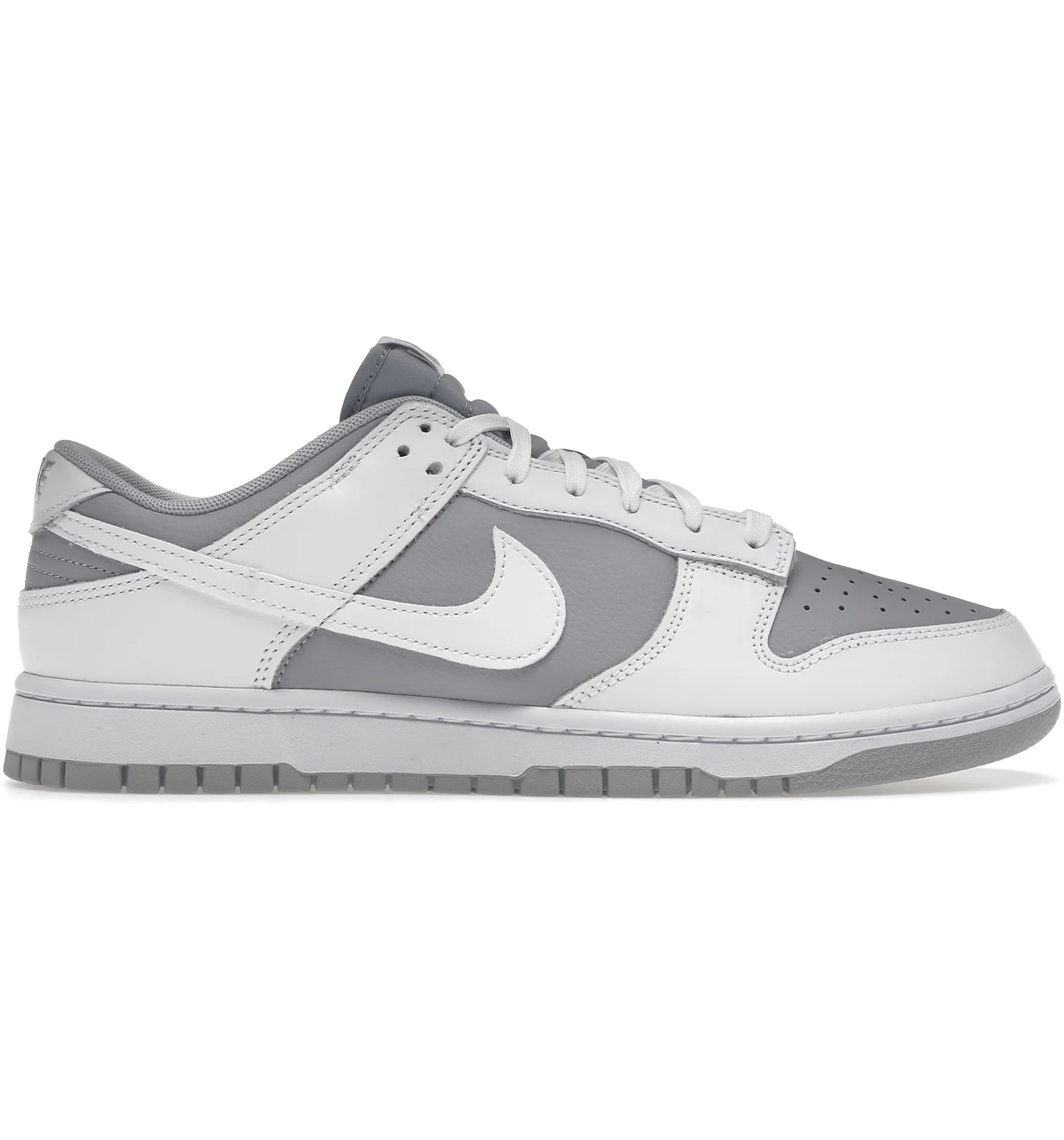 White and gray dunk low Clearance
