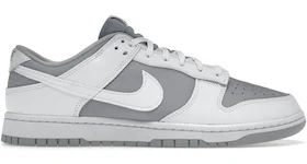 Nike Dunk Low Retro en blanco y gris