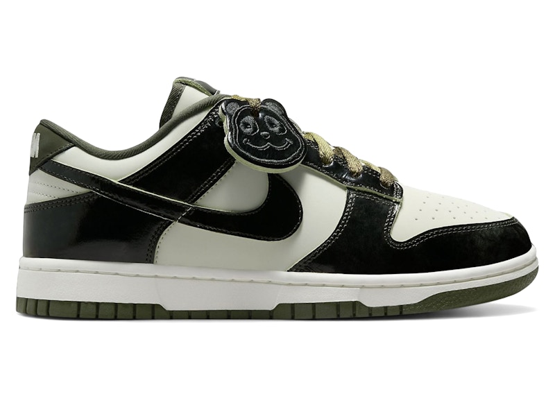 Pre-owned Nike Dunk Low Se Pandamonium (women's) Sneakers In Sea Glass/light Lemon Twist
