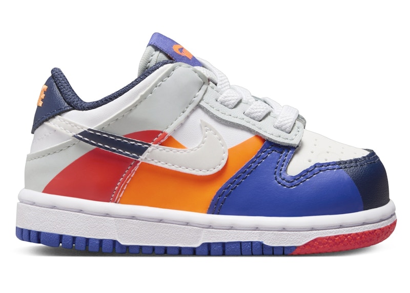 Nike Dunk Low SE White Light Silver Midnight Navy (TD