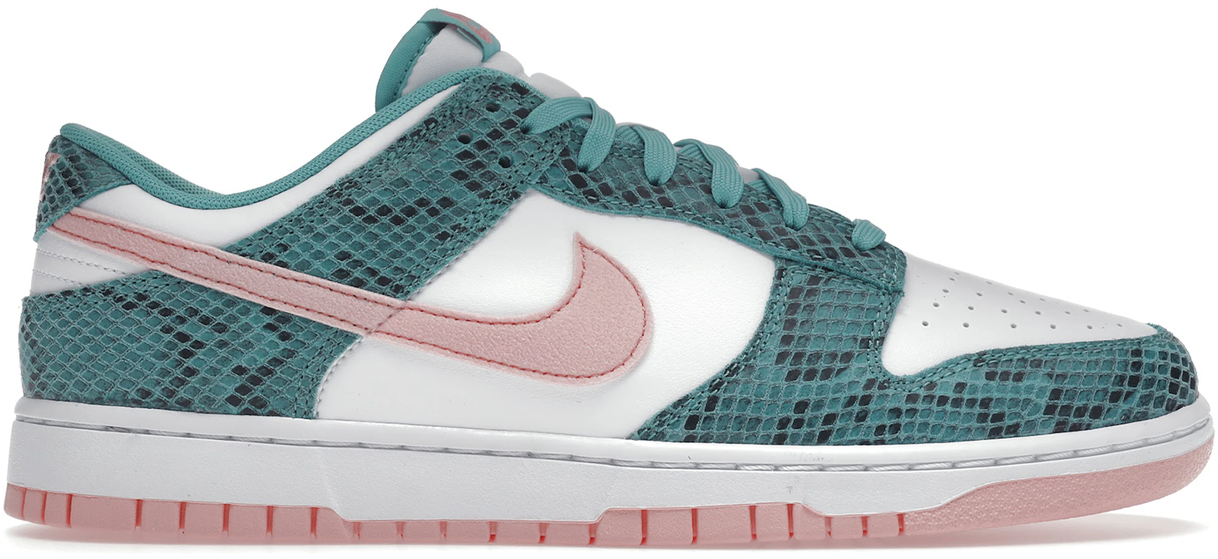 Inquieto agencia Sarabo árabe Nike Dunk Low Snakeskin Washed Teal Bleached Coral - DR8577-300 - ES