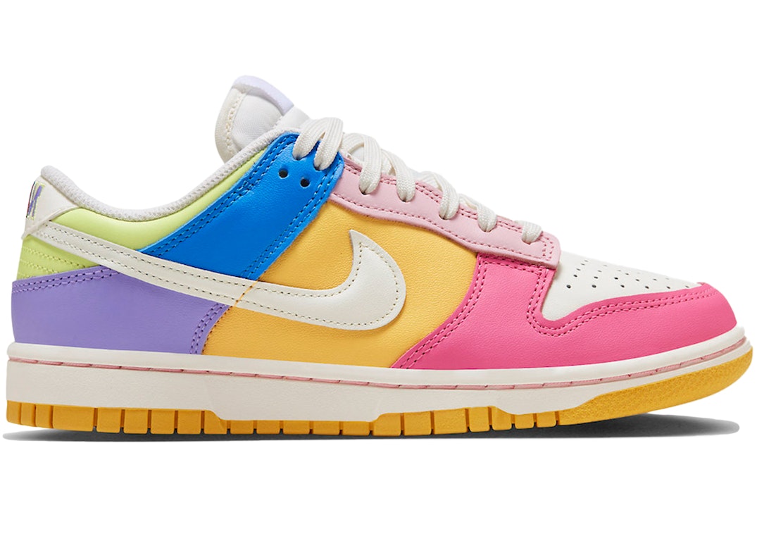 Pre-owned Nike Dunk Low Solar Flare Multi-color (women's) In Sail/sail/solar Flare