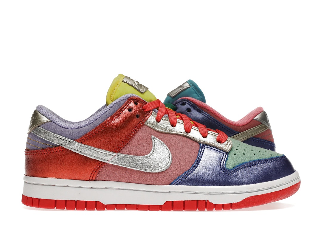 Pre-owned Nike Dunk Low Sunset Pulse (women's) In Sunset Pulse/silver-purple Pulse