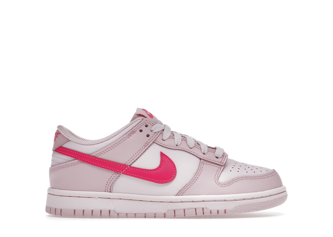 Pre-owned Nike Dunk Low Triple Pink (gs) In Pink/pink