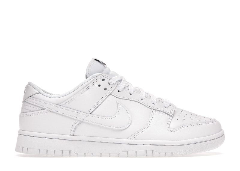 white nike dunk low