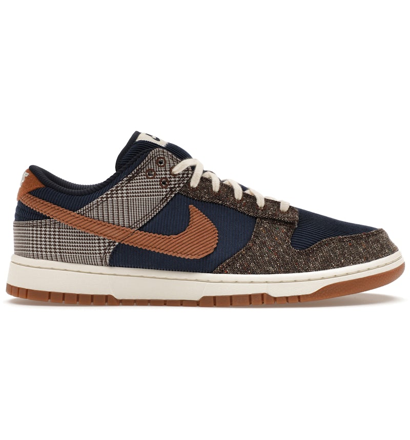 Nike Dunk Low Tweed Midnight Navy Corduroy Men's FQ8746-410 US