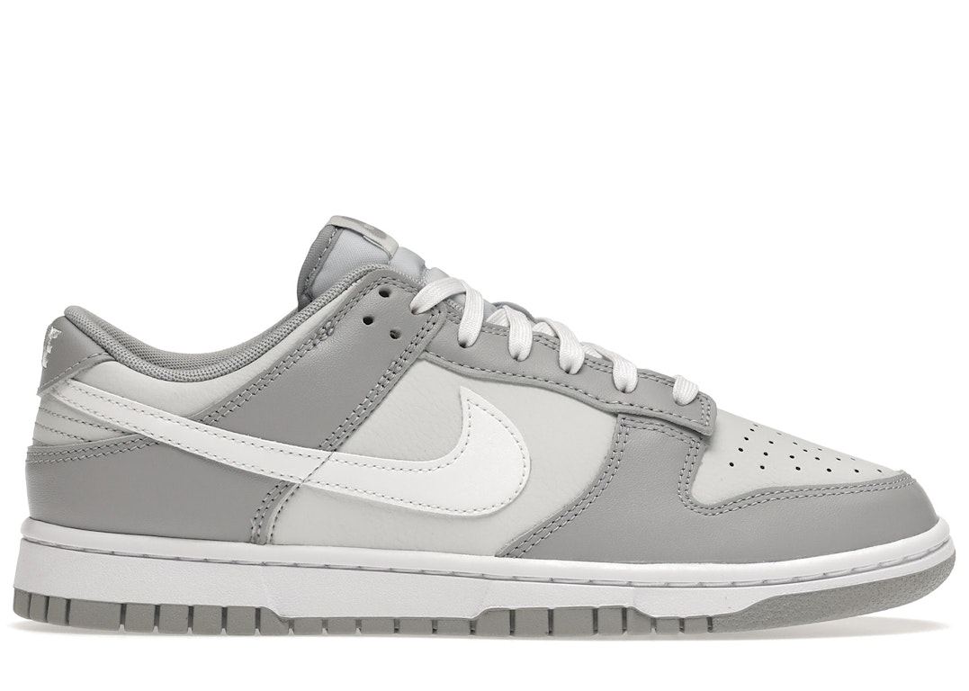 Pre-owned Nike Dunk Low Two Tone Grey In Cool Grey/medium Grey/white