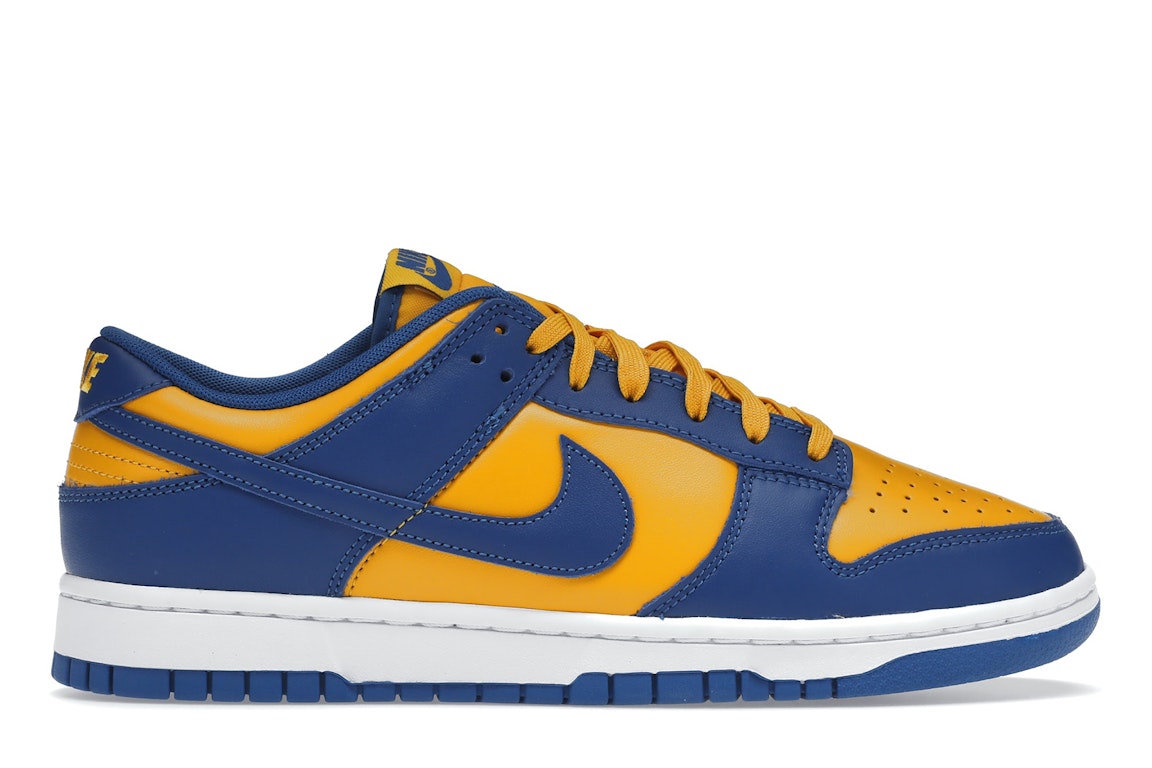 Pre-owned Nike Dunk Low Ucla In Blue Jay/university Gold-white