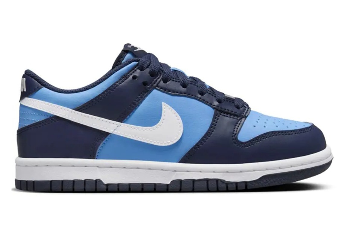 Pre-owned Nike Dunk Low University Blue White (gs) In University Blue/white
