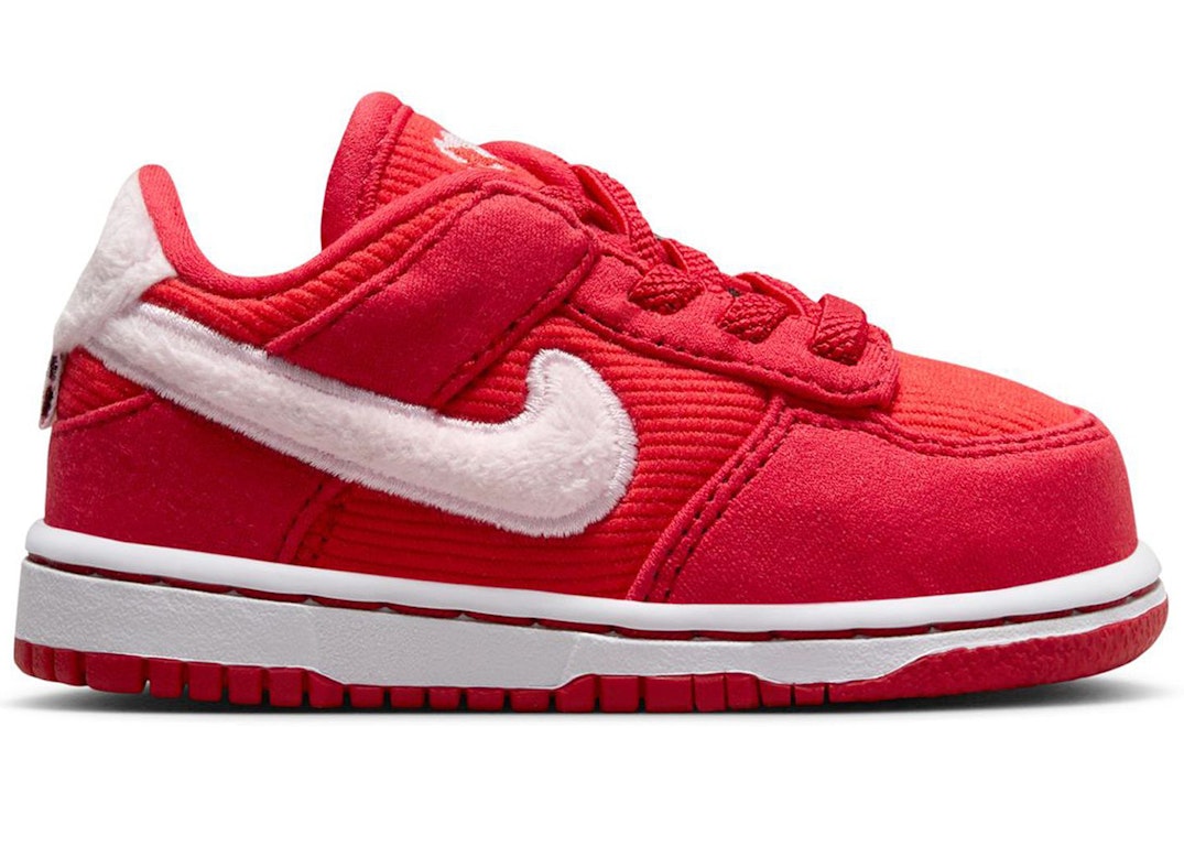 Pre-owned Nike Dunk Low Valentine's Day (2024) (td) In Fire Red/pink Foam/light Crimson