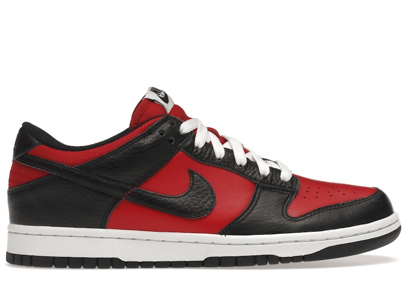 Red black on sale nike dunks