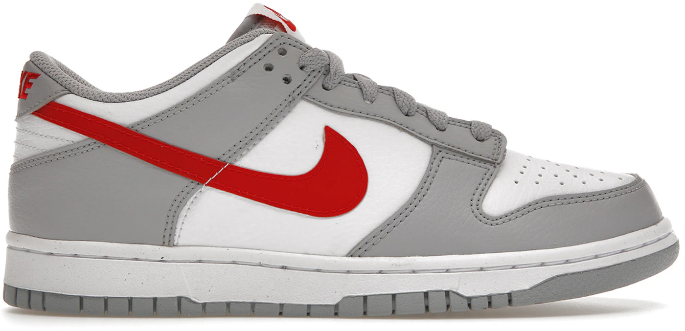 Llave Mordrin alma Nike Dunk Low White Wolf Grey University Red (GS) - DV7149-001 - US