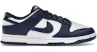 Nike Dunk Low White Midnight Navy