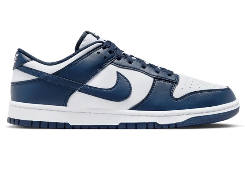 Nike Dunk Low White Midnight Navy