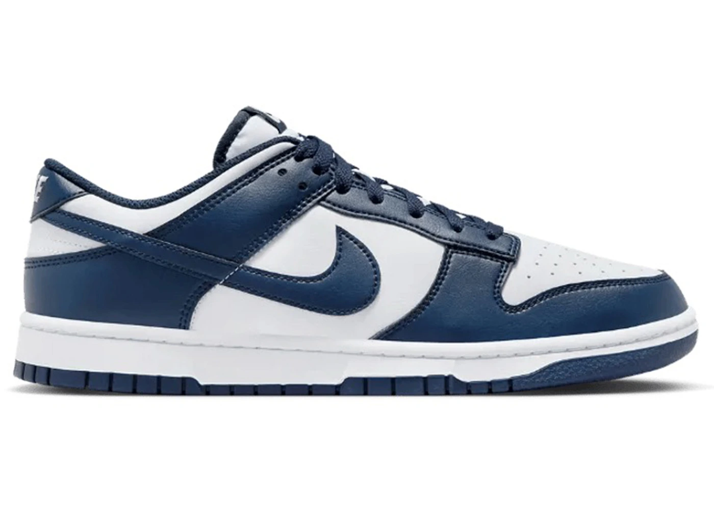 Nike Dunk Low White Midnight Navy Men's - HF5441-107 - US
