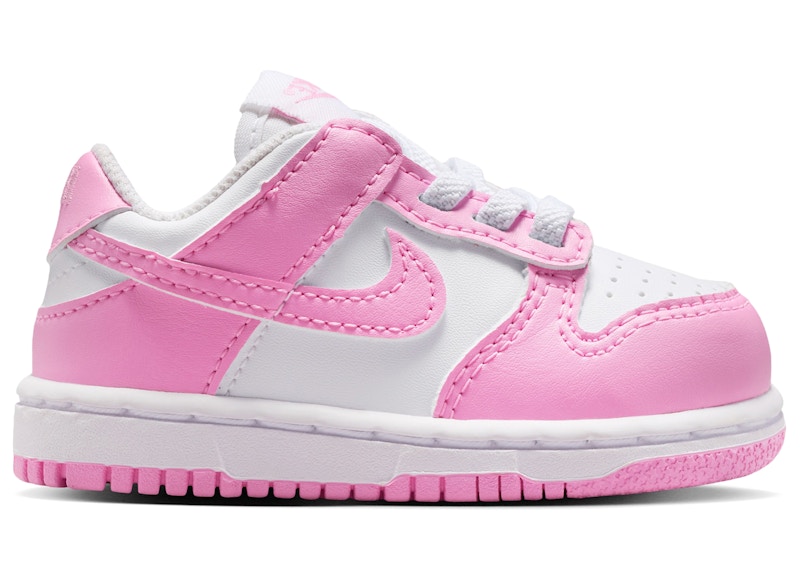 Nike Dunk Low White Pink Rise (TD)