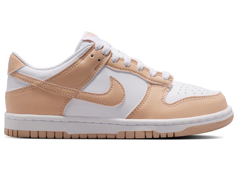 Nike Dunk Low Sneakers in White/Shimmer