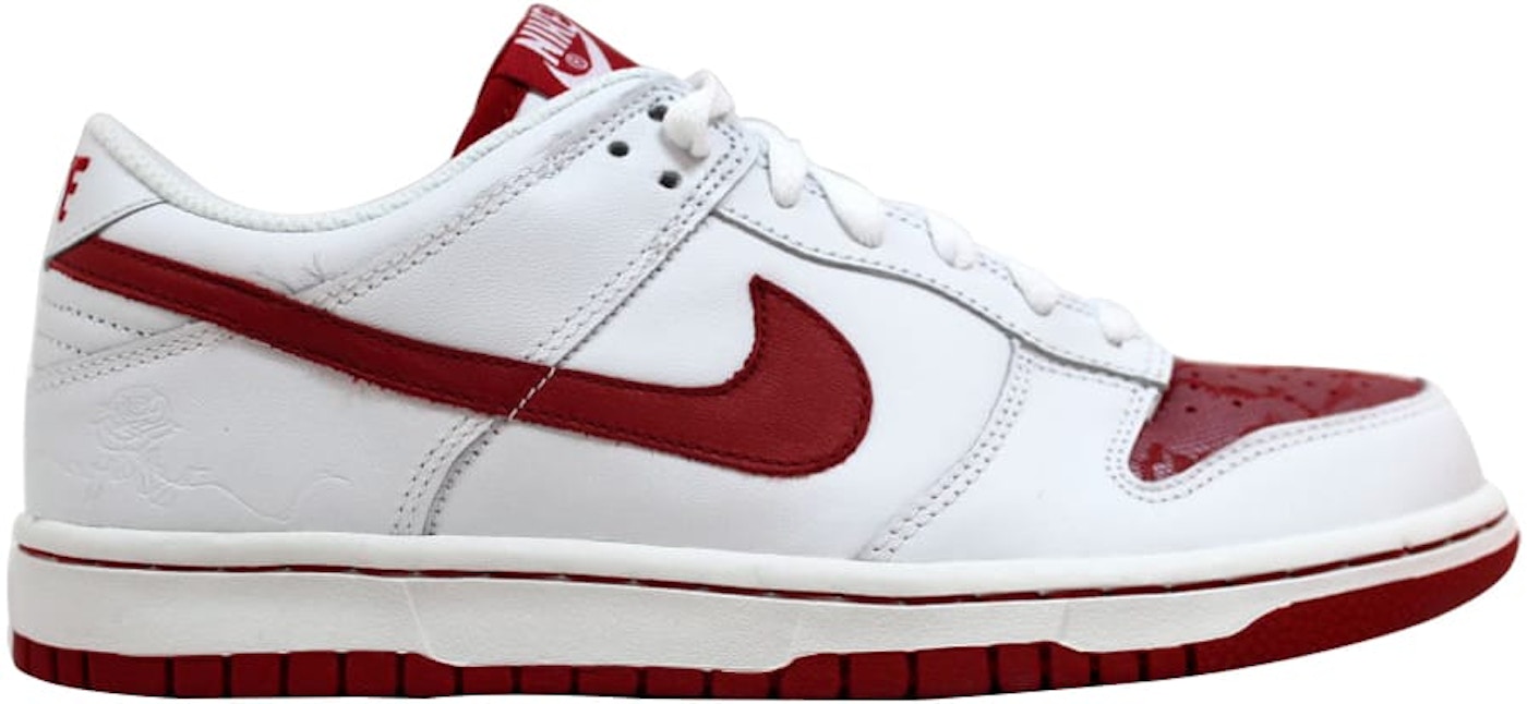 Nike Dunk Low White/Varsity Red-White (W) - 309324-168