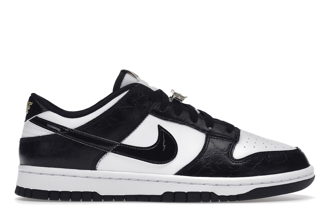 Pre-owned Nike Dunk Low Se World Champs Black White In White/black