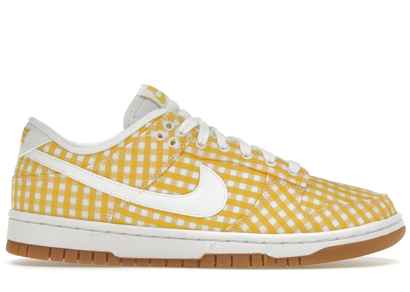 Nike Dunk Low Yellow Gingham (Women's) - DZ2777-700 - US