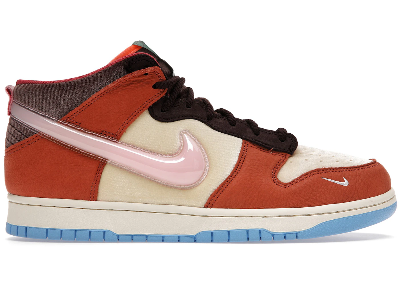 Nike Dunk Mid Social Status Free Lunch Chocolate Milk Men's - DJ1173-700 - US