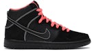 Nike SB Dunk High Black Safari Atomic Red