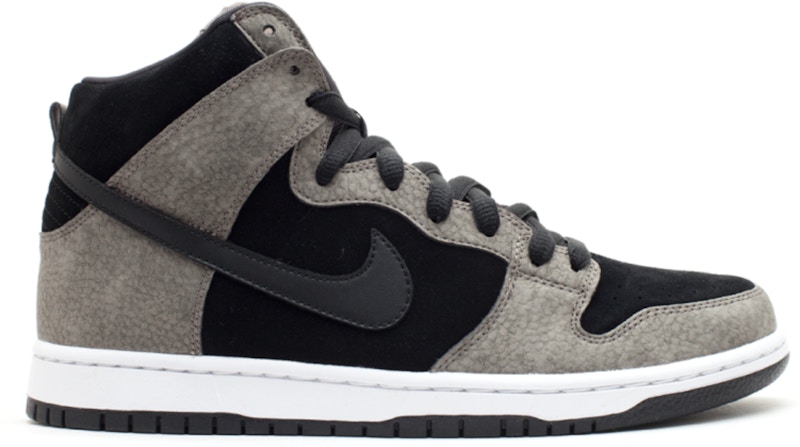 nike sb dunk high white black