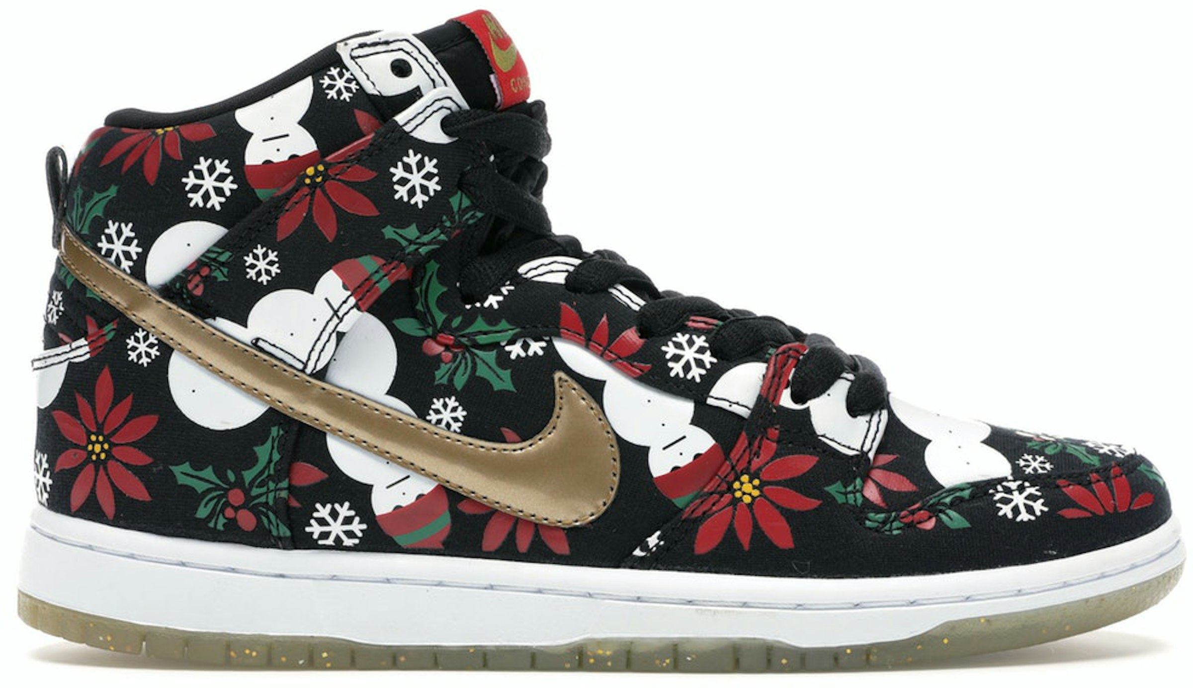 Nike SB Dunk High Ugly Christmas Sweater Black (Special Box) - 635525-006 - US