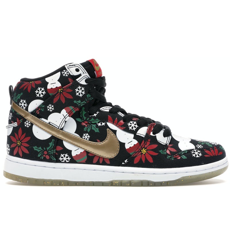 Nike SB Dunk High Concepts Ugly Christmas Sweater Black (Special Nike SB Dunk High Concepts Ugly Christmas Sweater Black (Special
