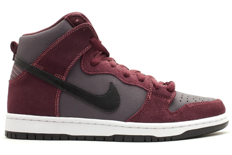 Nike SB Dunk High Deep Burgundy Gridiron