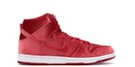 Nike SB Dunk Alta Velluto Rosso