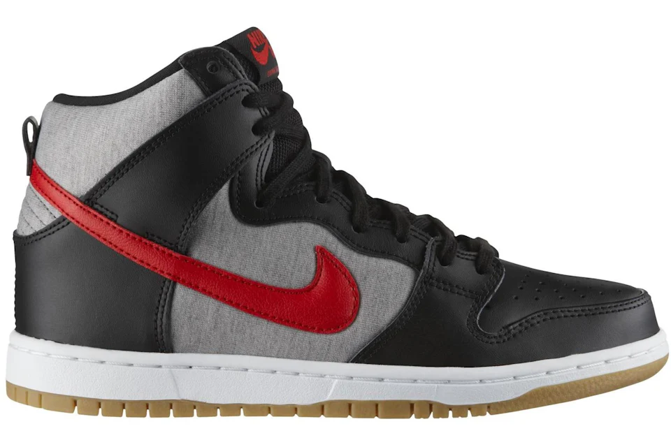 Nike SB Dunk High University Red Medium Grey