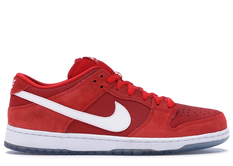 stockx nike dunk low university red