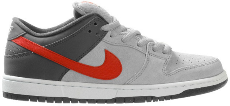 nike dunk low red black