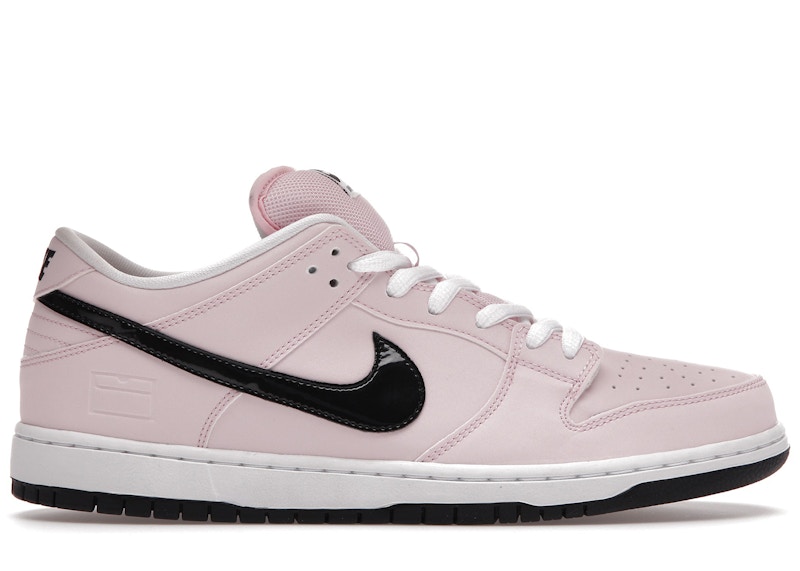 nike sb pink and white