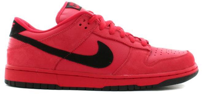 black and red sb dunks