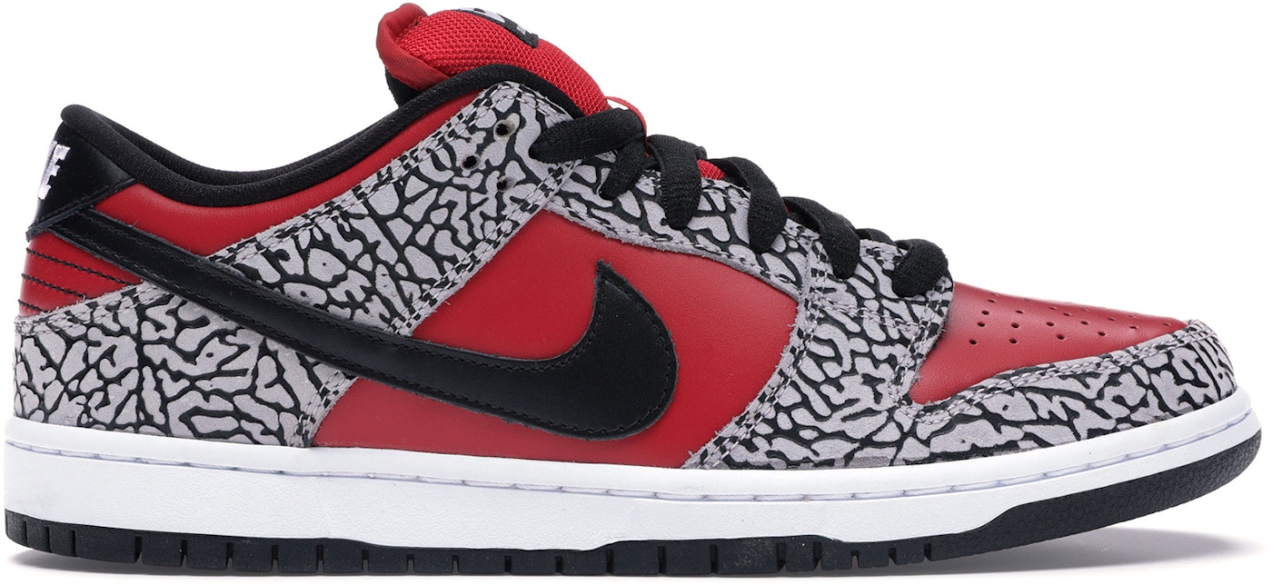 Nike Dunk SB Low Supreme Red Cement (2012) - 313170-600