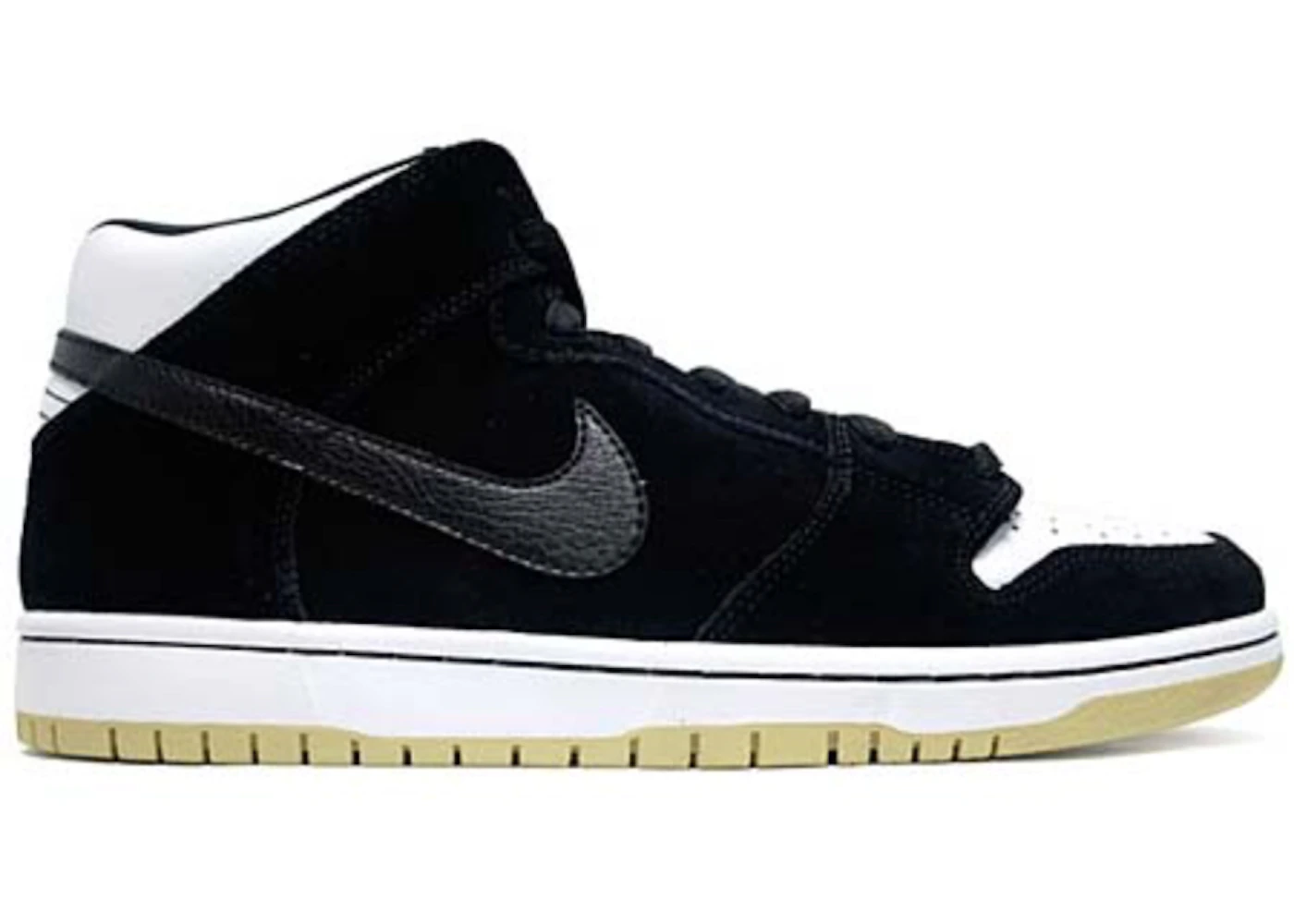 Nike SB Dunk Mid Black White Gum Men's - 314383-013 - US