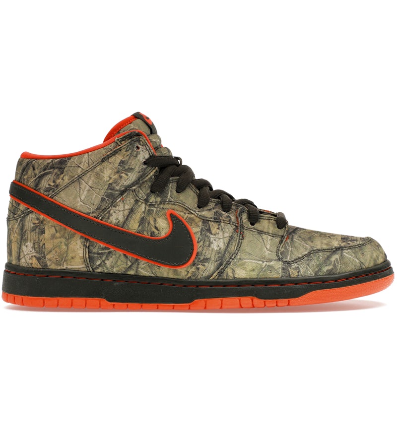 Nike SB Dunk Mid Real Tree Camo Men's 314381-300 US